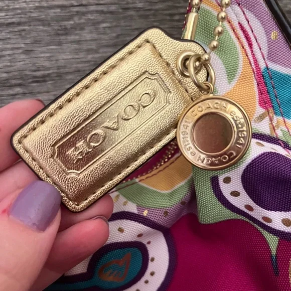 Colorful Coach Purse - Picture 2 of 9